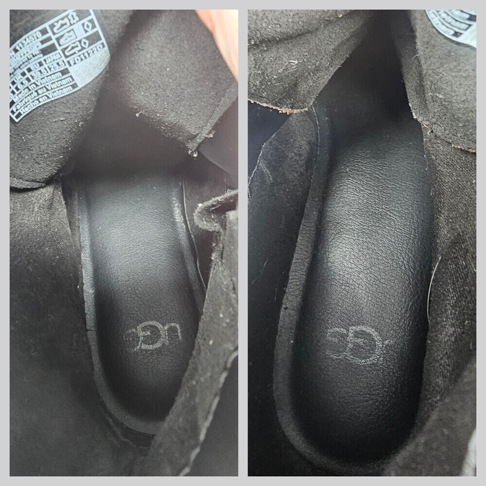 UGG Ashton Lace Up Women's Waterproof Suede & Leather Boots Burnt Cedar Size 8.5 - Picture 9 of 12